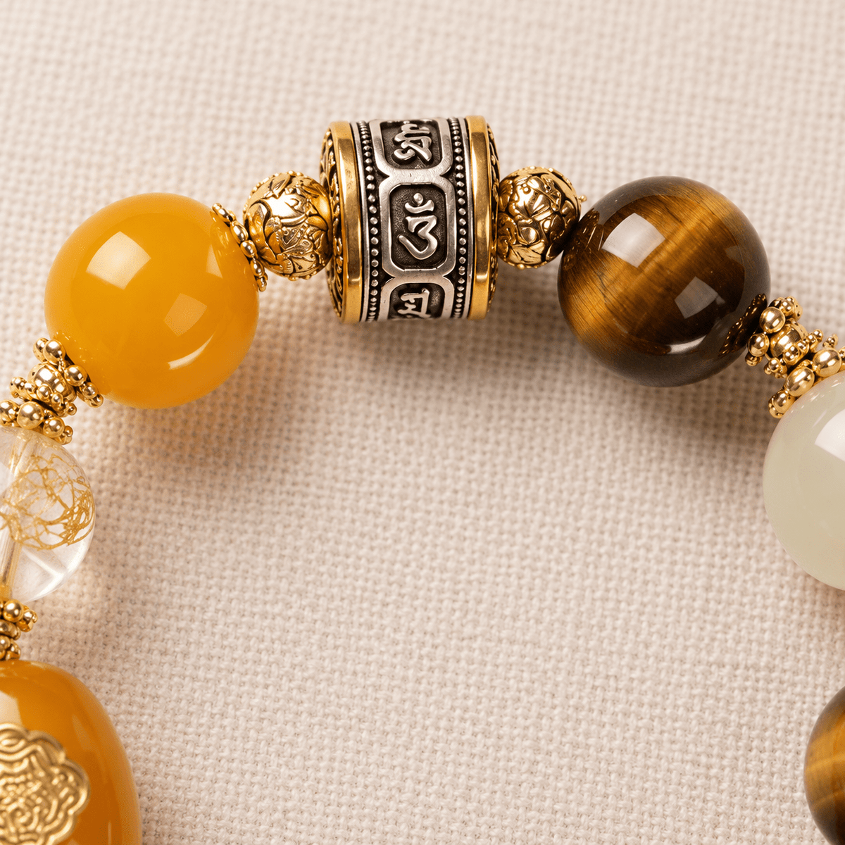 Tibetan Multi-Treasure Crystal Bracelet - Ocean Rielle Studio